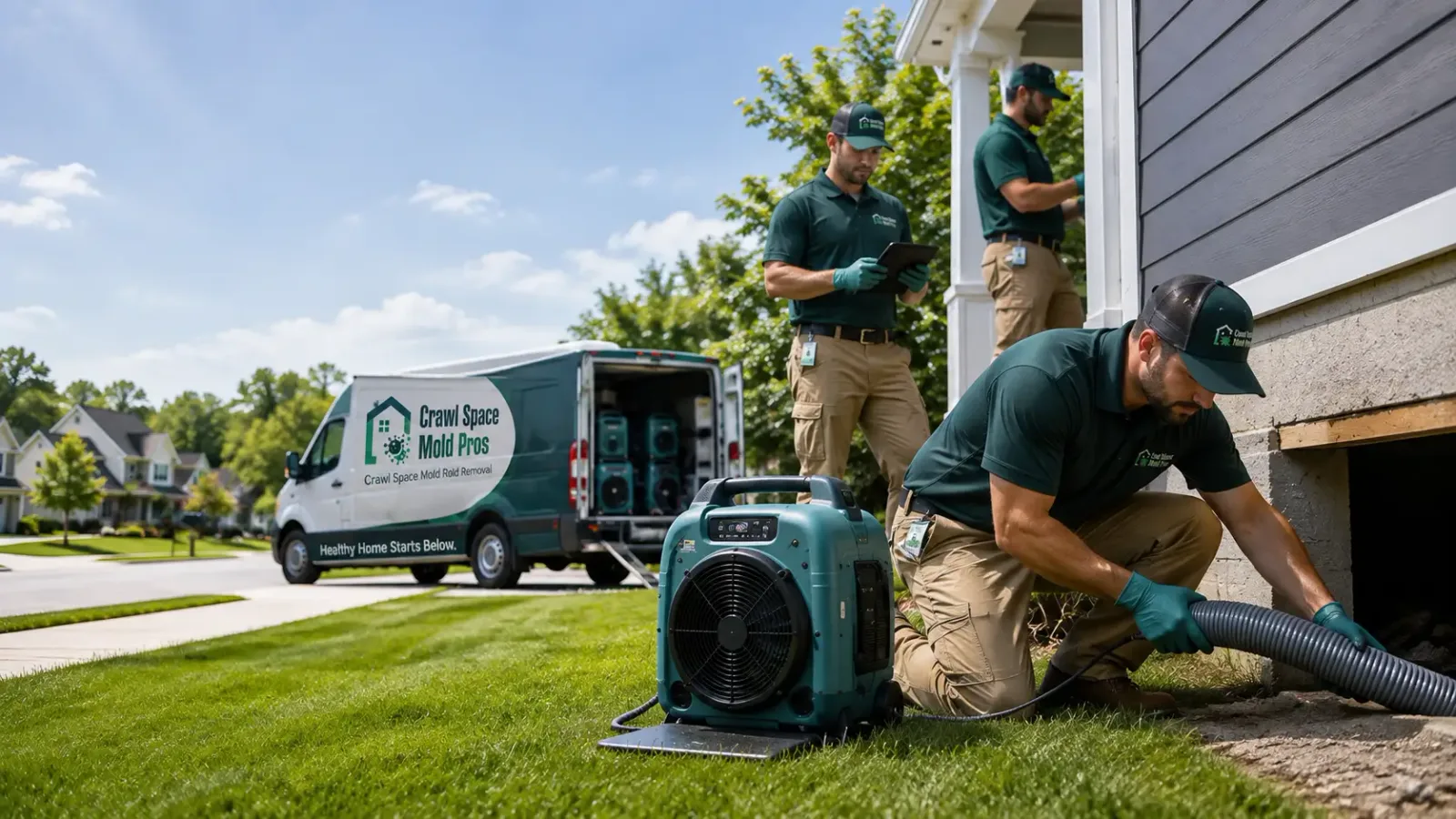 Crawl Space Mold Removal in Ceres, CA